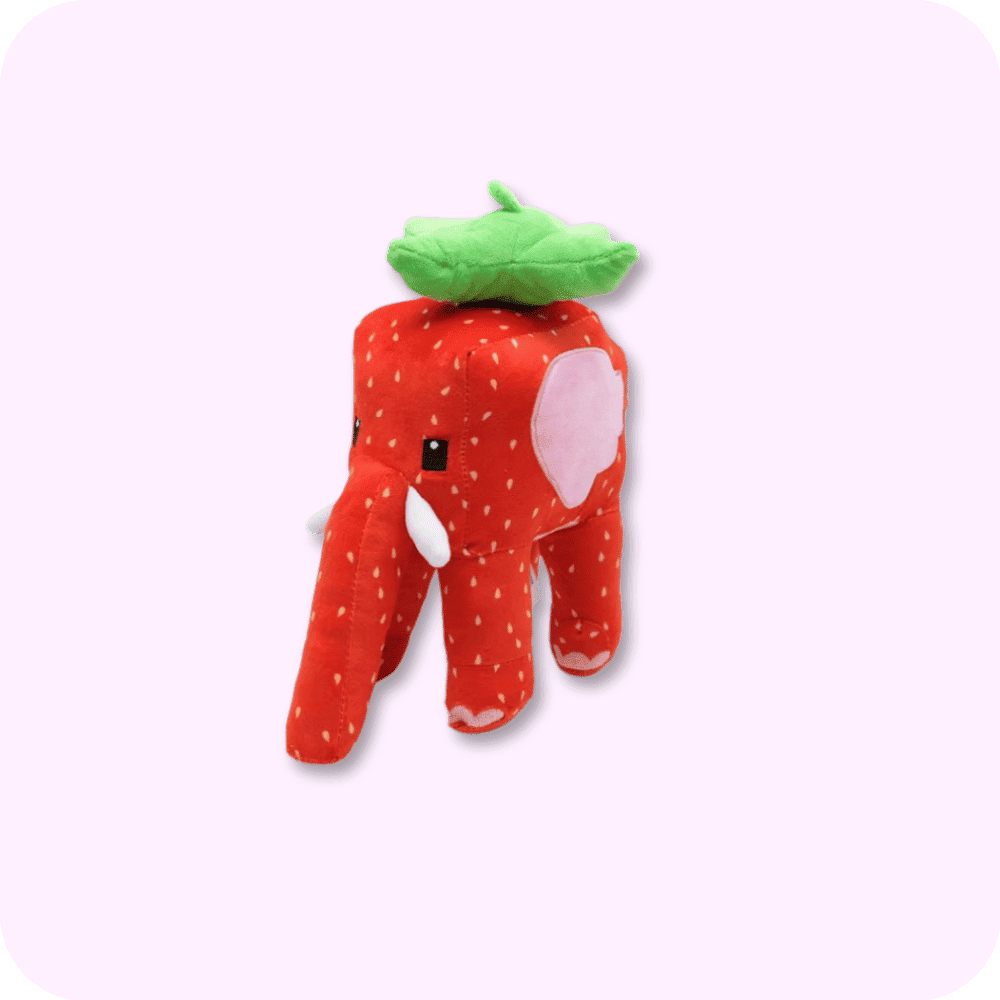 Strawberry Elephant Plush Strawberry Elephant Plush